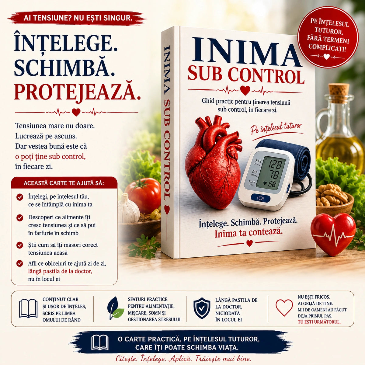Inima Sub Control – Adevărul despre tensiune și ce poți face în fiecare zi